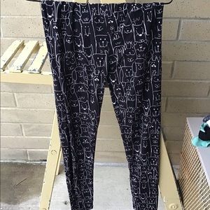 Black and White Kitty Tights